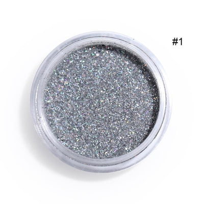 MULTI-COLORS GRADIENT EYESHADOW MAKEUP NAIL ART PIGMENT GLITTER DUST POWDER