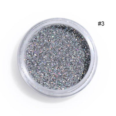 MULTI-COLORS GRADIENT EYESHADOW MAKEUP NAIL ART PIGMENT GLITTER DUST POWDER