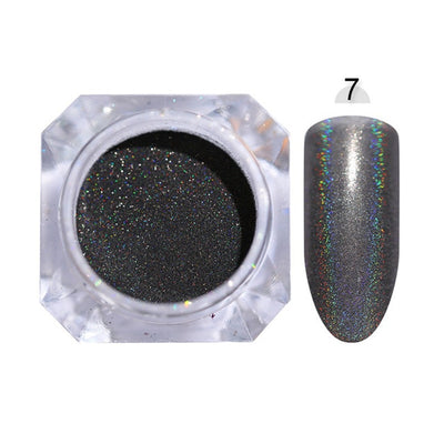 MULTI-COLORS GRADIENT EYESHADOW MAKEUP NAIL ART PIGMENT GLITTER DUST POWDER