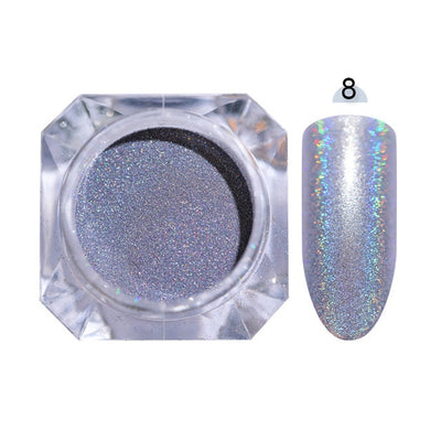 MULTI-COLORS GRADIENT EYESHADOW MAKEUP NAIL ART PIGMENT GLITTER DUST POWDER