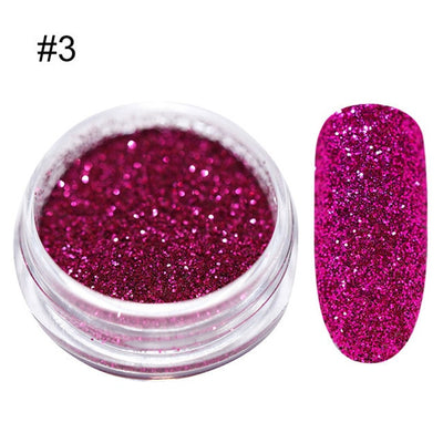 MULTI-COLORS GRADIENT EYESHADOW MAKEUP NAIL ART PIGMENT GLITTER DUST POWDER