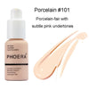 PHOERA 10 COLORS LIQUID FULL COVER CONCEALER FOUNDATION