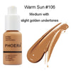 PHOERA 10 COLORS LIQUID FULL COVER CONCEALER FOUNDATION