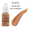 PHOERA 10 COLORS LIQUID FULL COVER CONCEALER FOUNDATION